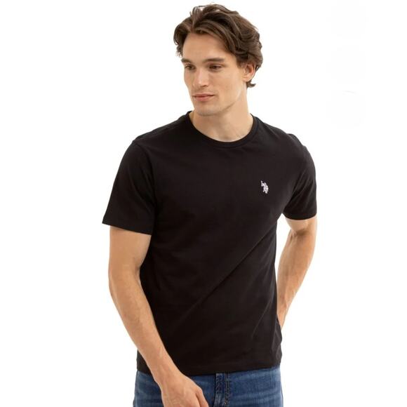 NWT (1) V-neck and ( 2 )  Crew Neck US Polo Assn Men's Short Sleeve Tee - Picture 1 of 7